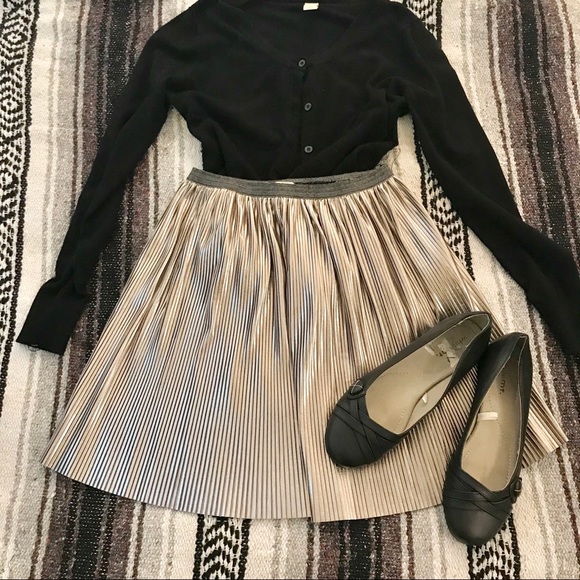 Zara Other - Zara Girls metallic pleated skirt